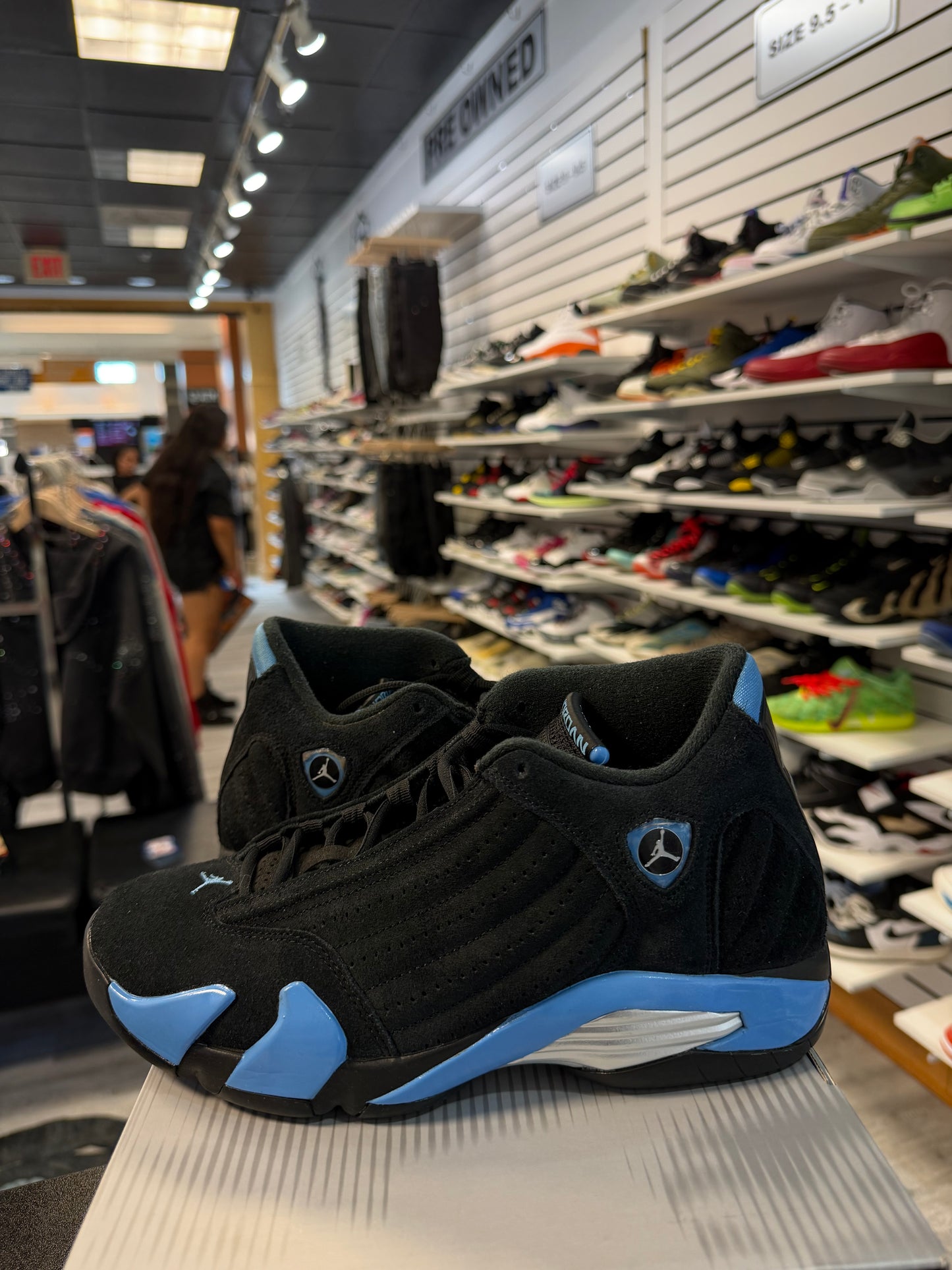 *USED* Jordan 14 Retro Black University Blue (2026)