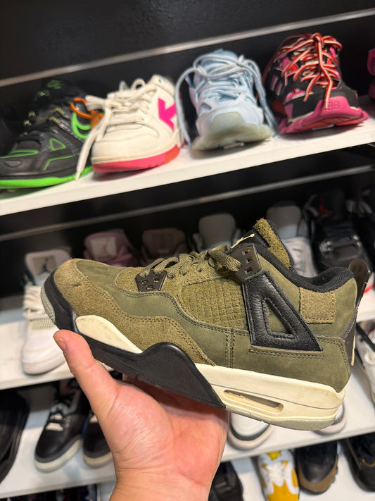 *USED* Jordan 4 Retro SE Craft Medium Olive (GS)