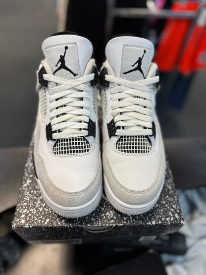 *USED* Jordan 4 Retro Military Black