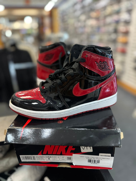 *USED* Jordan 1 Retro High OG Patent Bred
