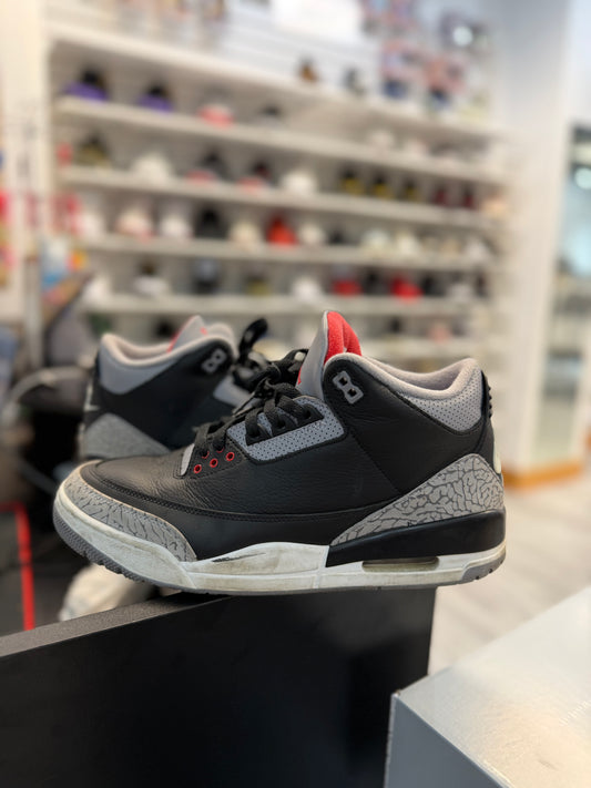 *USED* Jordan 3 Retro Black Cement