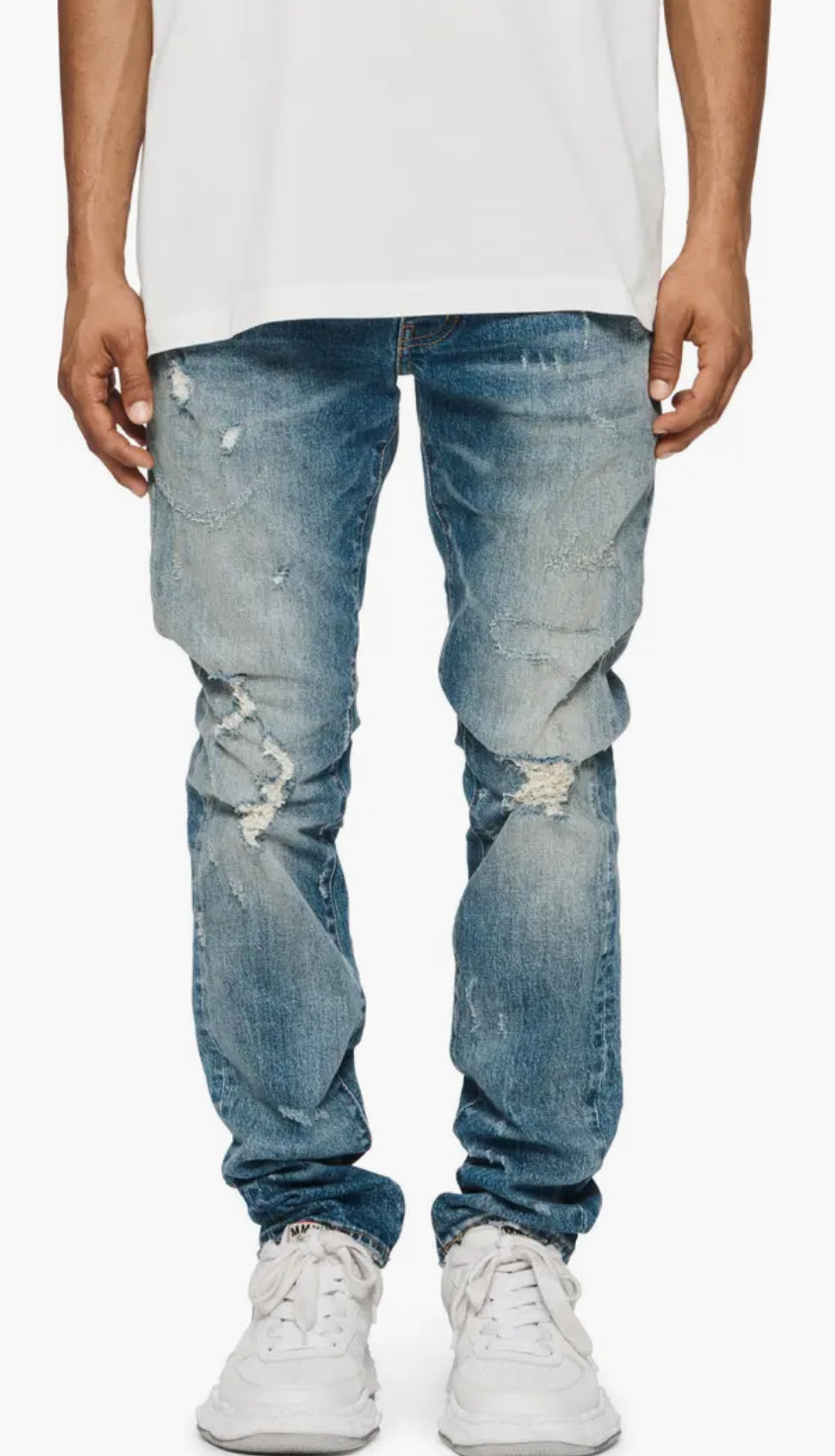 Purple Brand Distressed Skinny