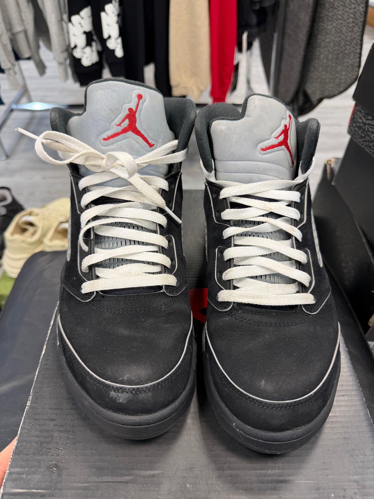 *USED* Jordan 5 Retro OG Black Metallic Reimagined