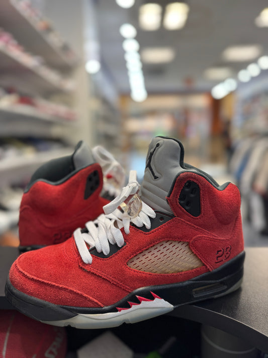 *USED* Jordan 5 Retro Raging Bull Red (2021)