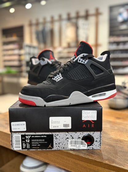 *USED* Jordan Retro 4 Bred (2019)