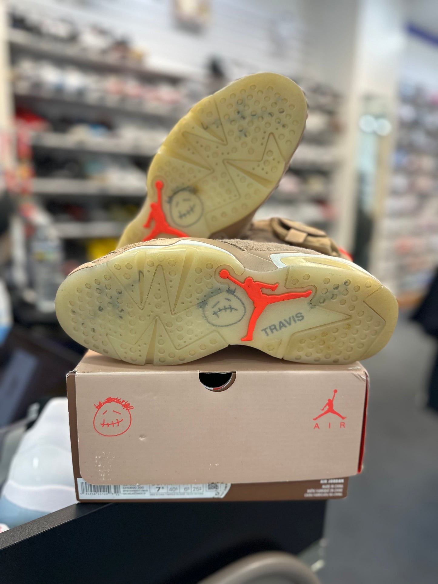 *USED* Jordan 6 Retro TS British Khaki