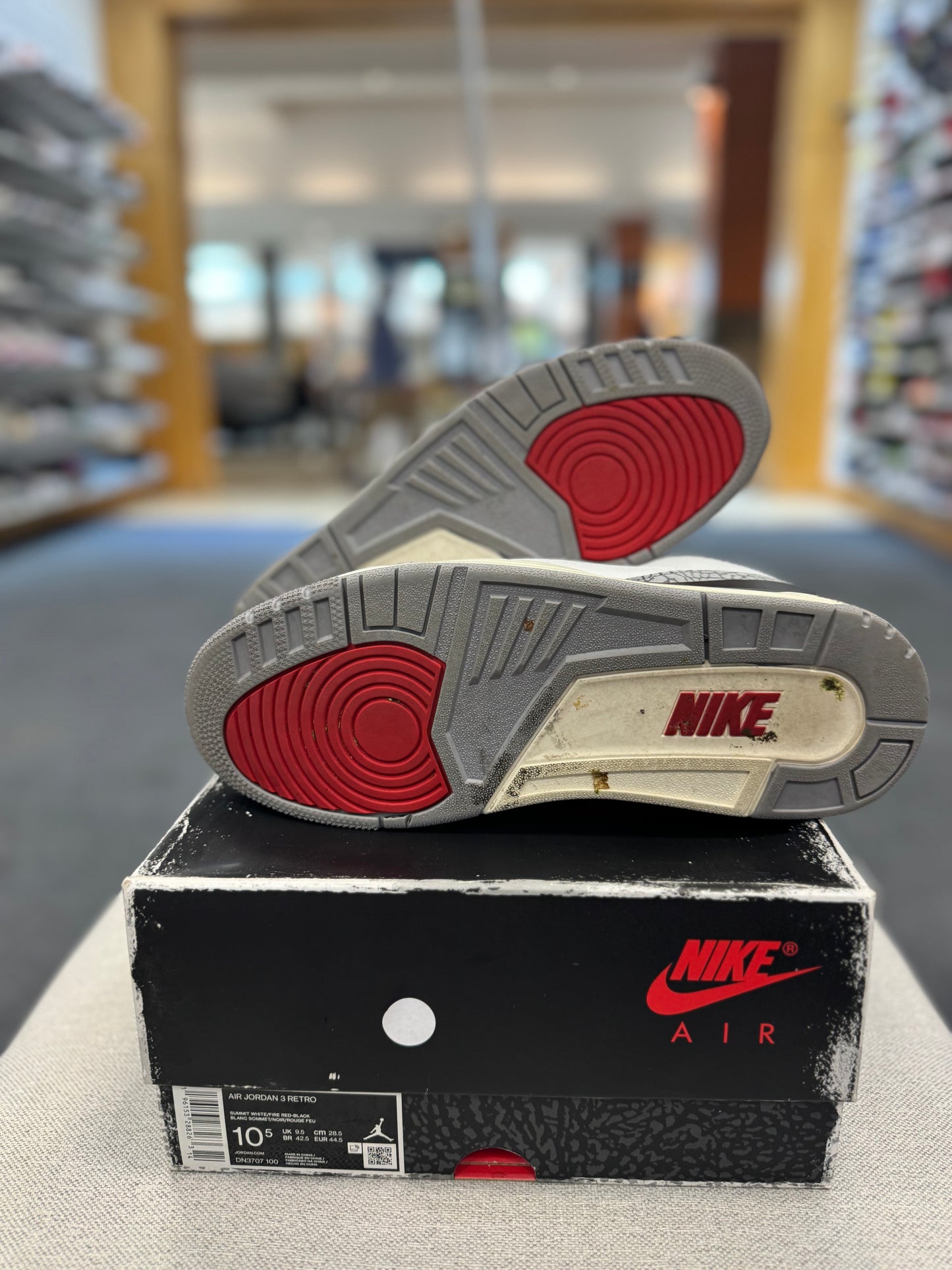 *USED* Jordan 3 Retro White Cement Reimagined