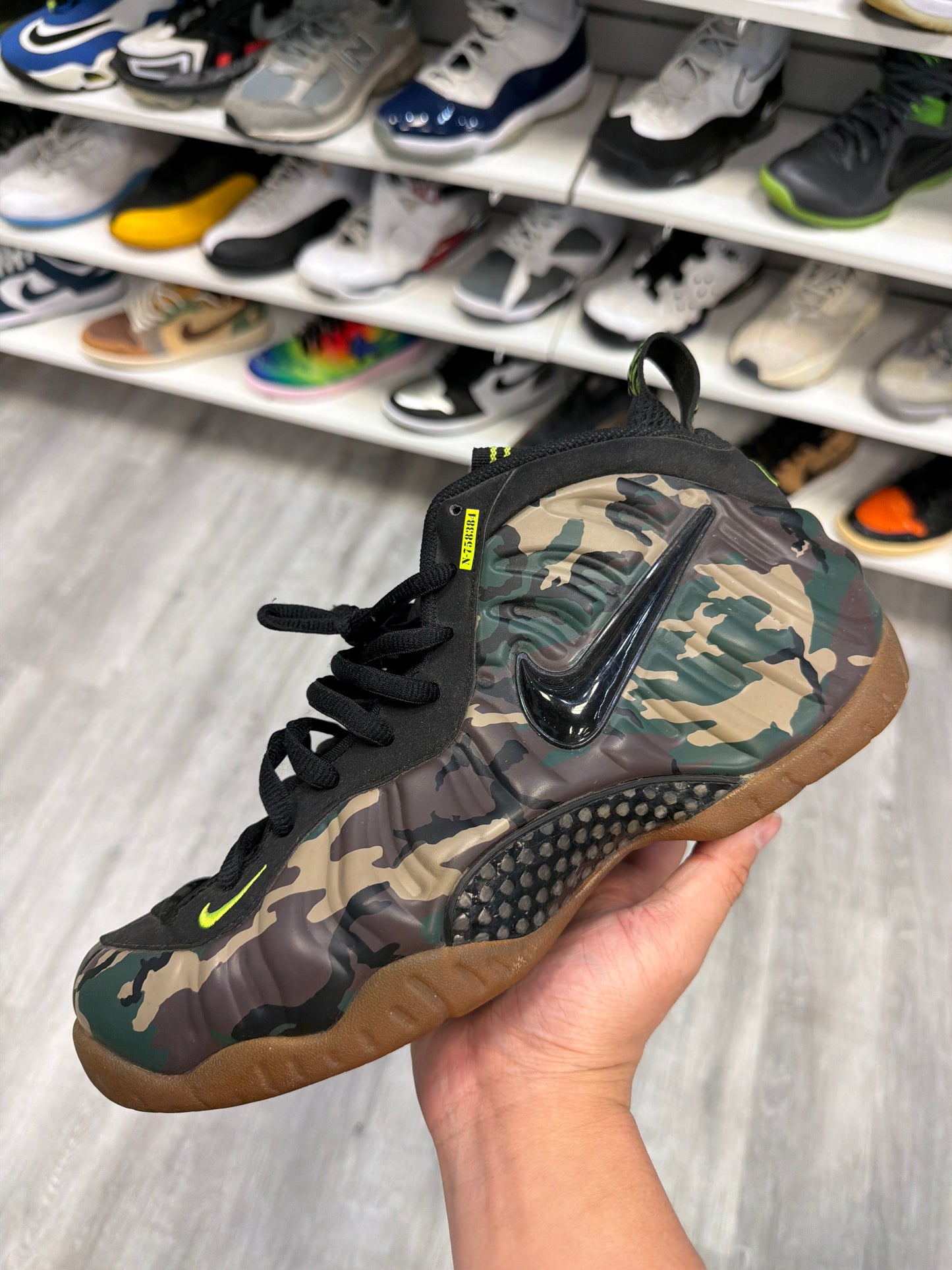 *USED* Nike Air Foamposite Pro Army Camo