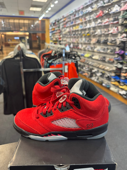 *USED*  Jordan 5 Retro Raging Bull Red (2021) (GS)
