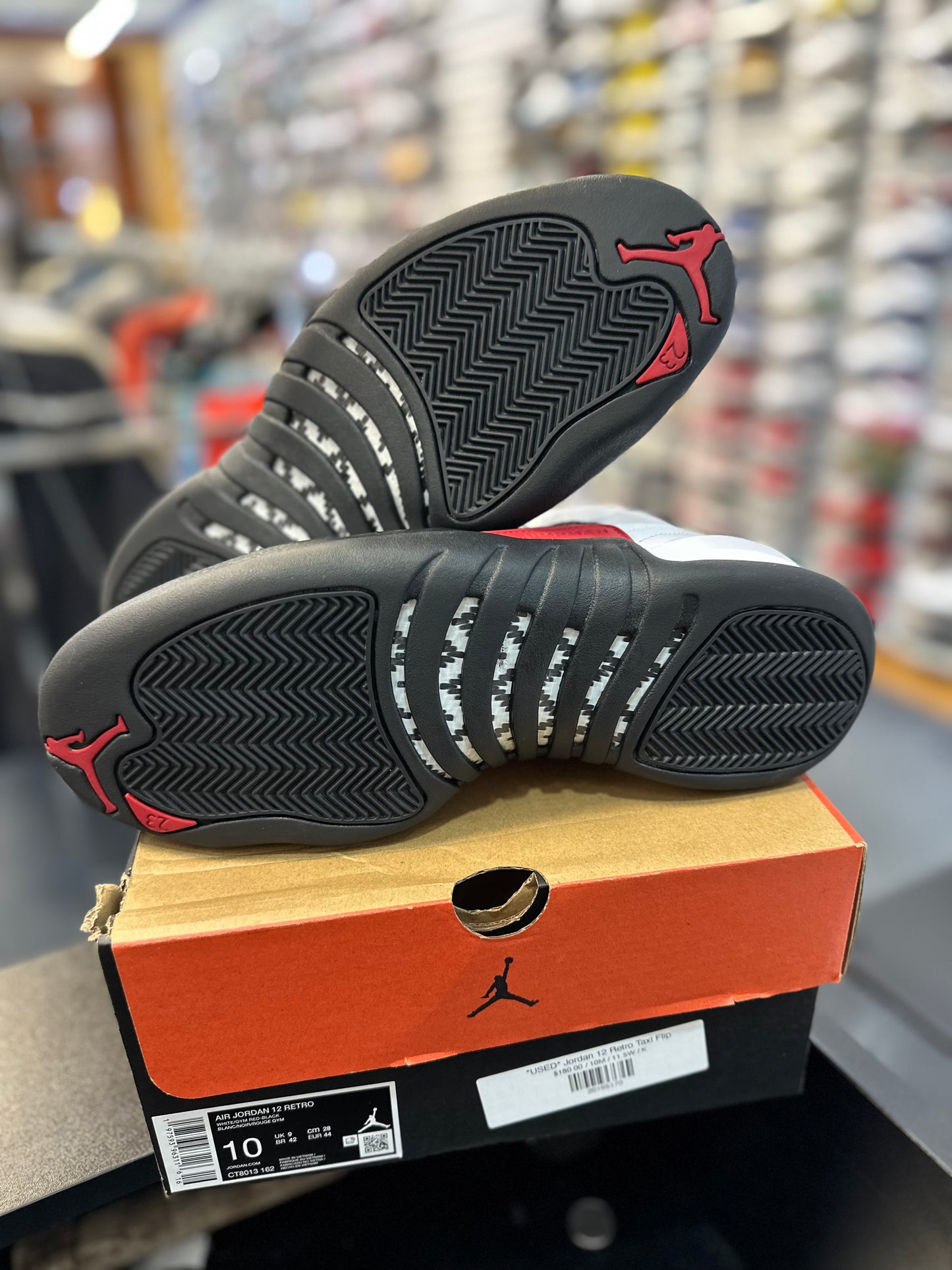 *USED* Jordan 12 Retro Taxi Flip