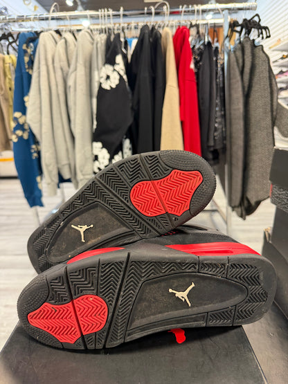 *USED* Jordan 4 Retro Red Thunder