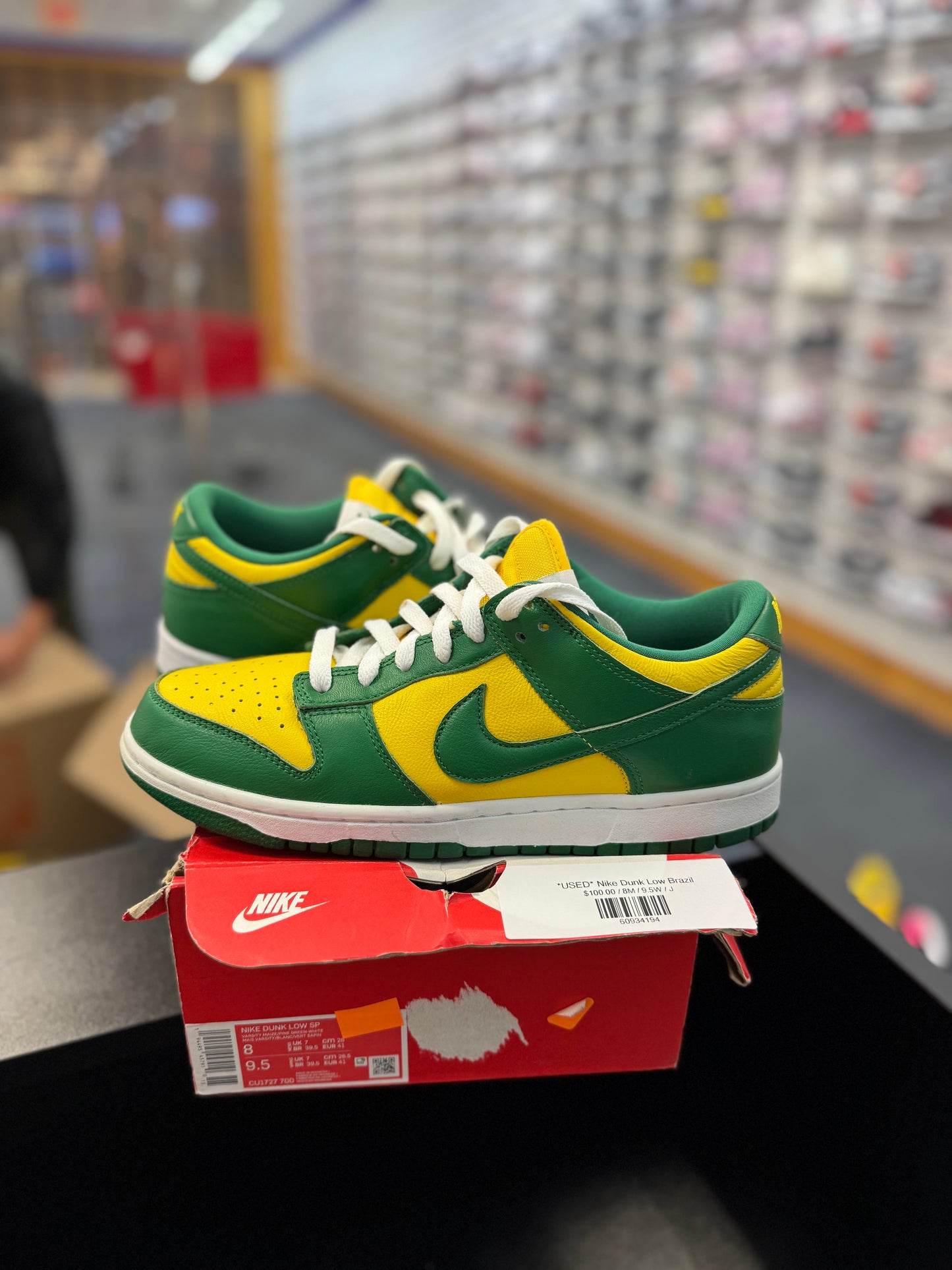 *USED* Nike Dunk Low Brazil