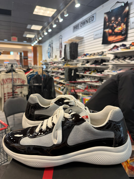 *USED* Prada America's Cup Anthracite Gray Silver