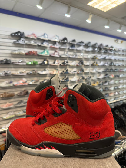 *USED* Jordan 5 Retro Raging Bull Red (2021)