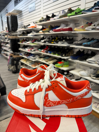 *USED* Nike Dunk Low Essential Paisley Pack Orange (Women's)