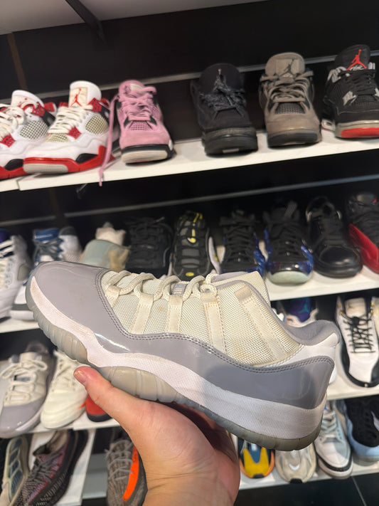 *USED* Jordan 11 Retro Low Cement Grey