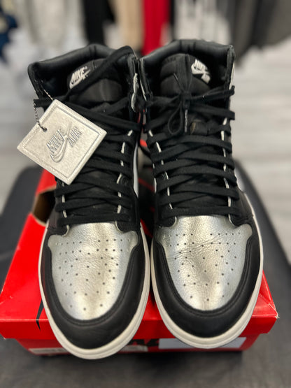 *USED* Jordan 1 Retro High Silver Toe (Women's)