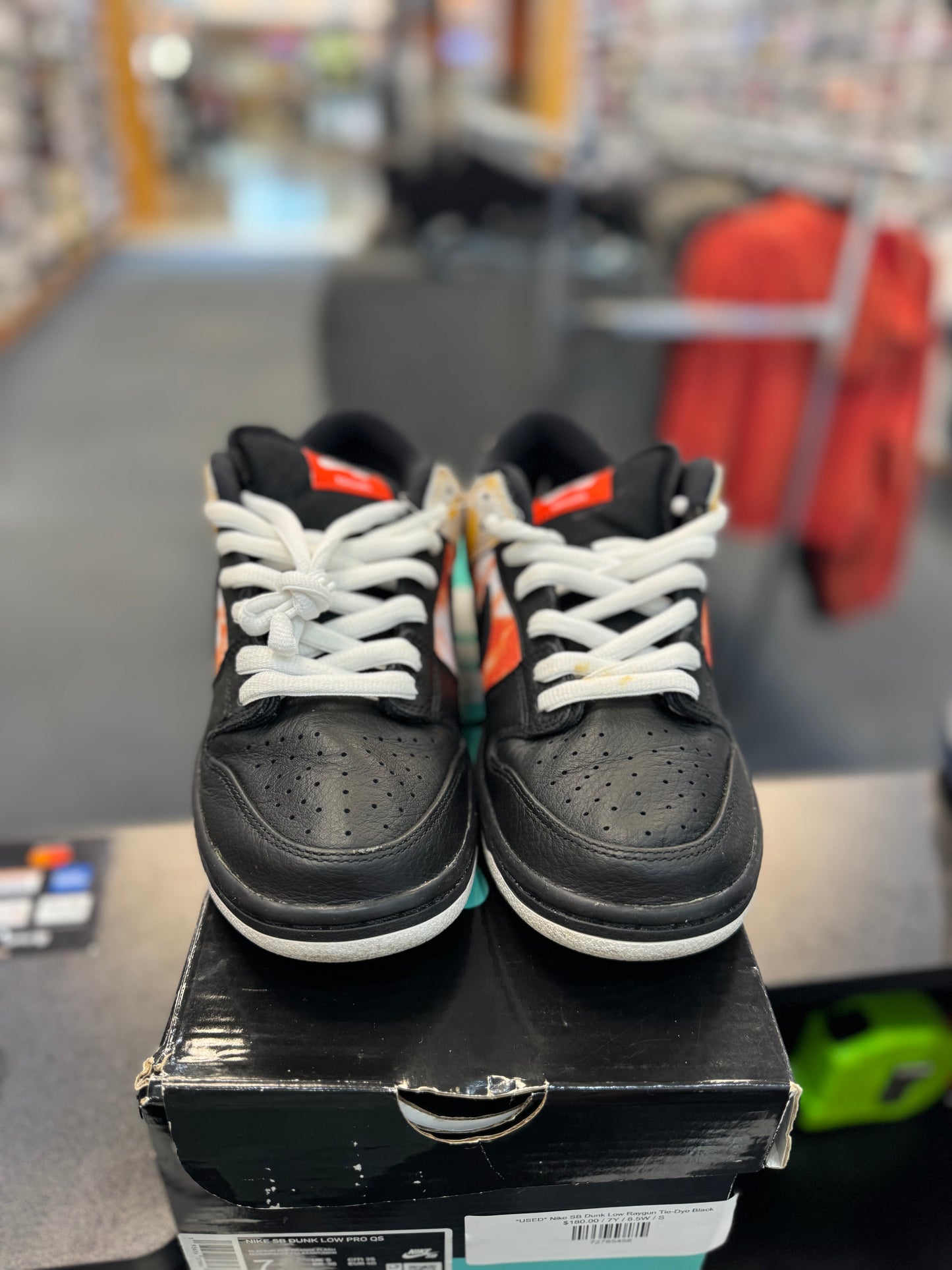 *USED* Nike SB Dunk Low Raygun Tie-Dye Black