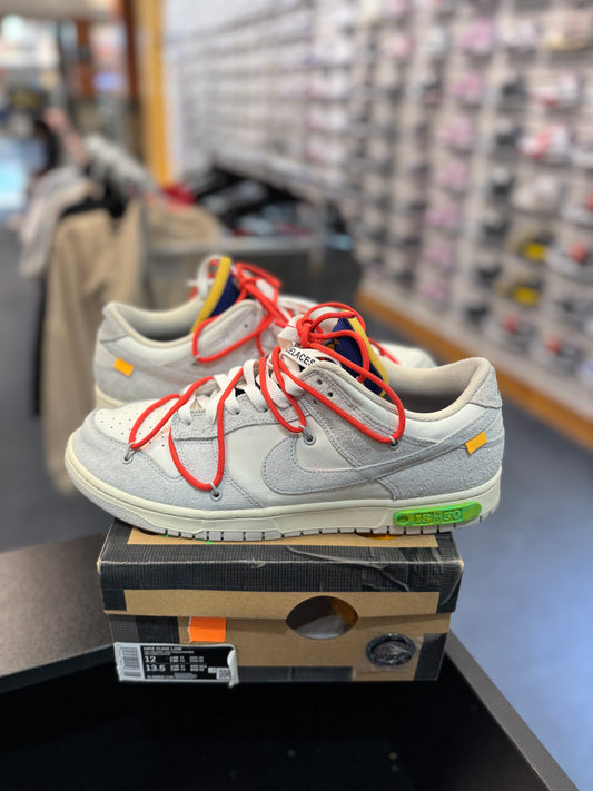 *USED* Nike Dunk Low Off-White Lot 13