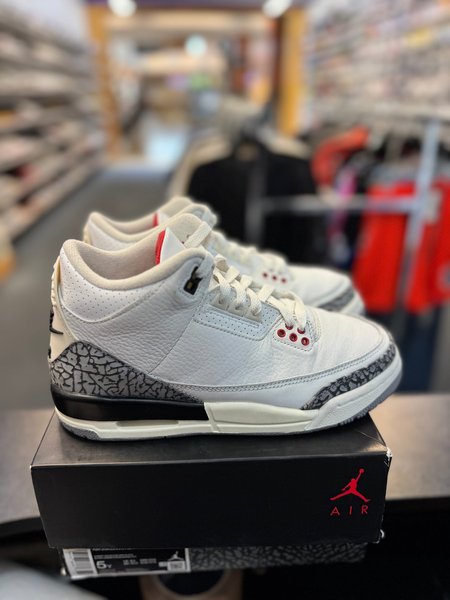*USED* Jordan 3 Retro White Cement Reimagined (GS)