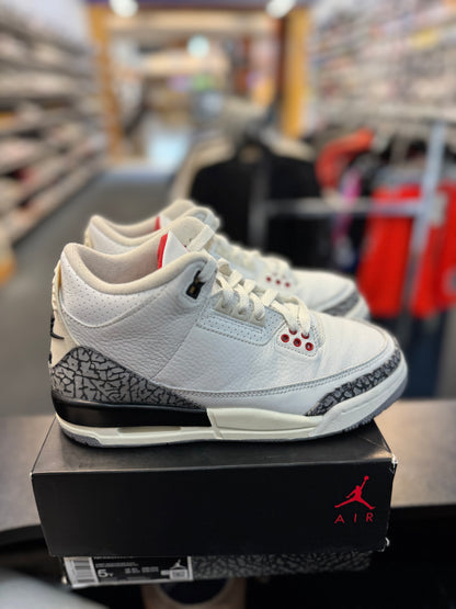 *USED* Jordan 3 Retro White Cement Reimagined (GS)
