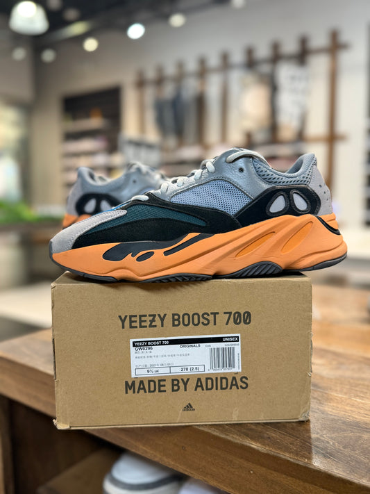 *USED* adidas Yeezy Boost 700 Wash Orange
