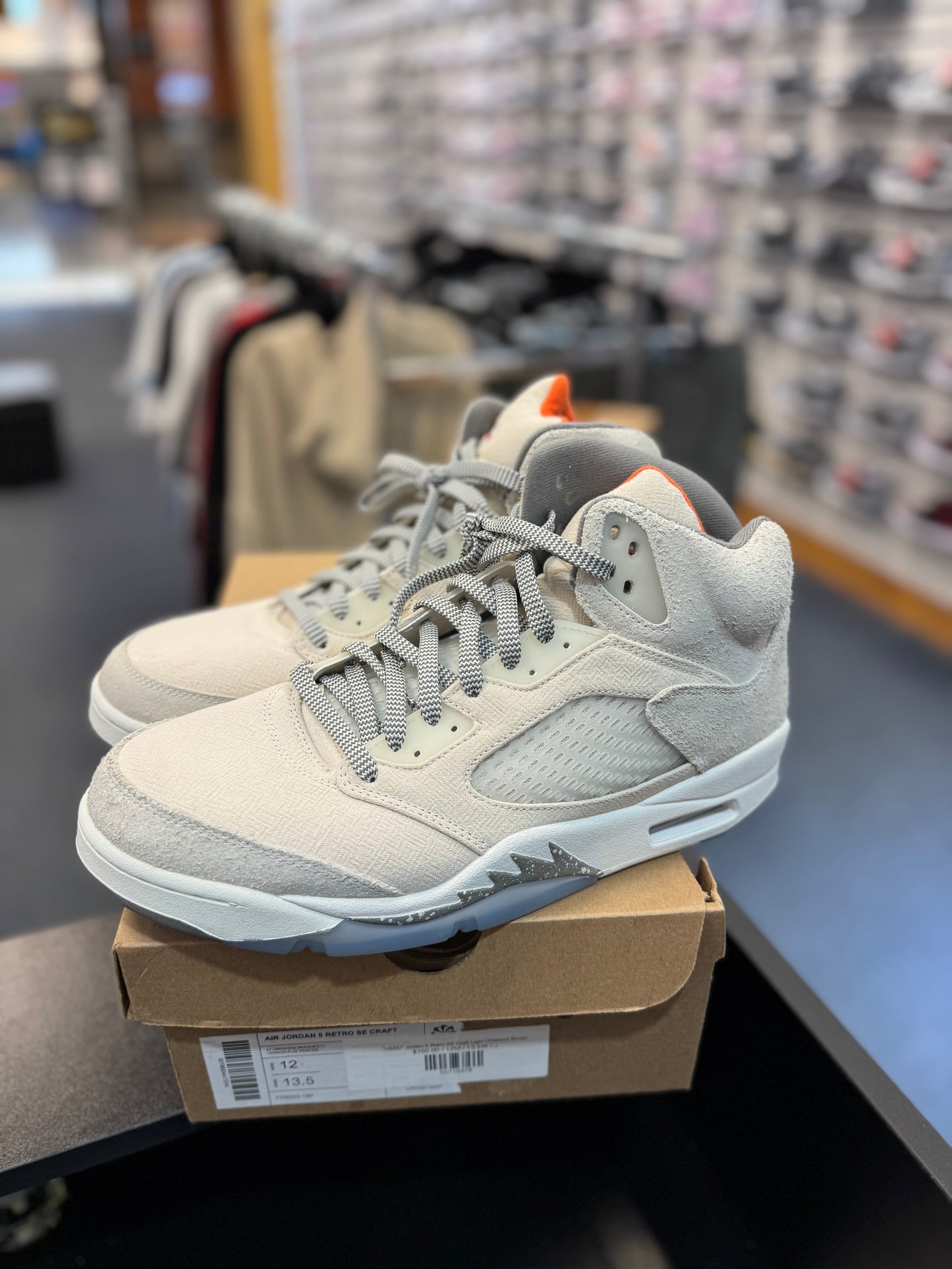 *USED* Jordan 5 Retro SE Craft Light Orewood Brown