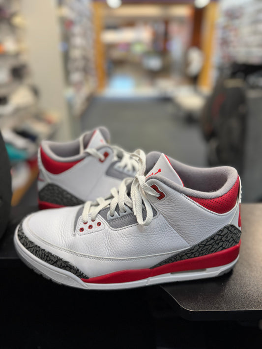 *USED* Jordan 3 Retro Fire Red (2022)
