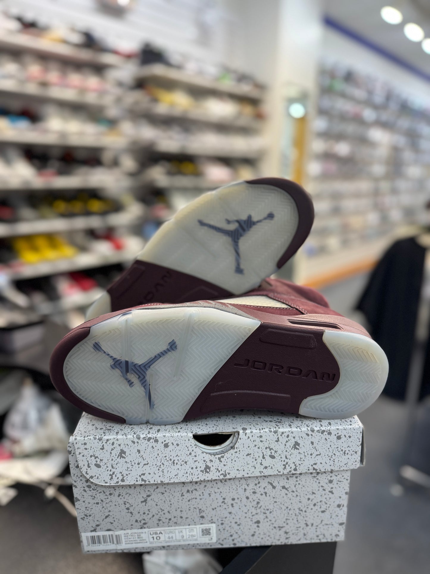 *USED* Jordan 5 Retro Burgundy (2023)