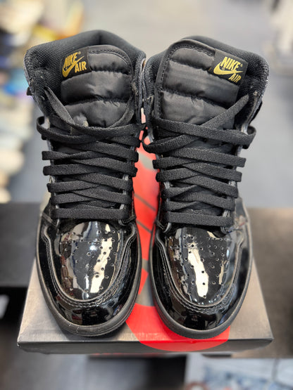 *USED* Jordan 1 Retro High Black Metallic Gold (2020)