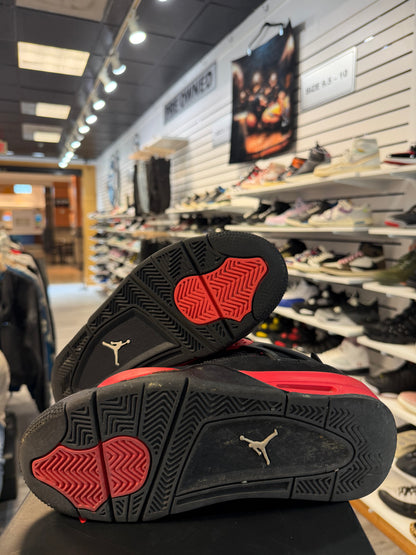 " USED " Jordan 4 Retro Red Thunder (GS)
