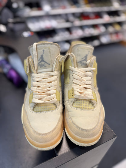 *USED* Jordan 4 Retro Off-White Sail