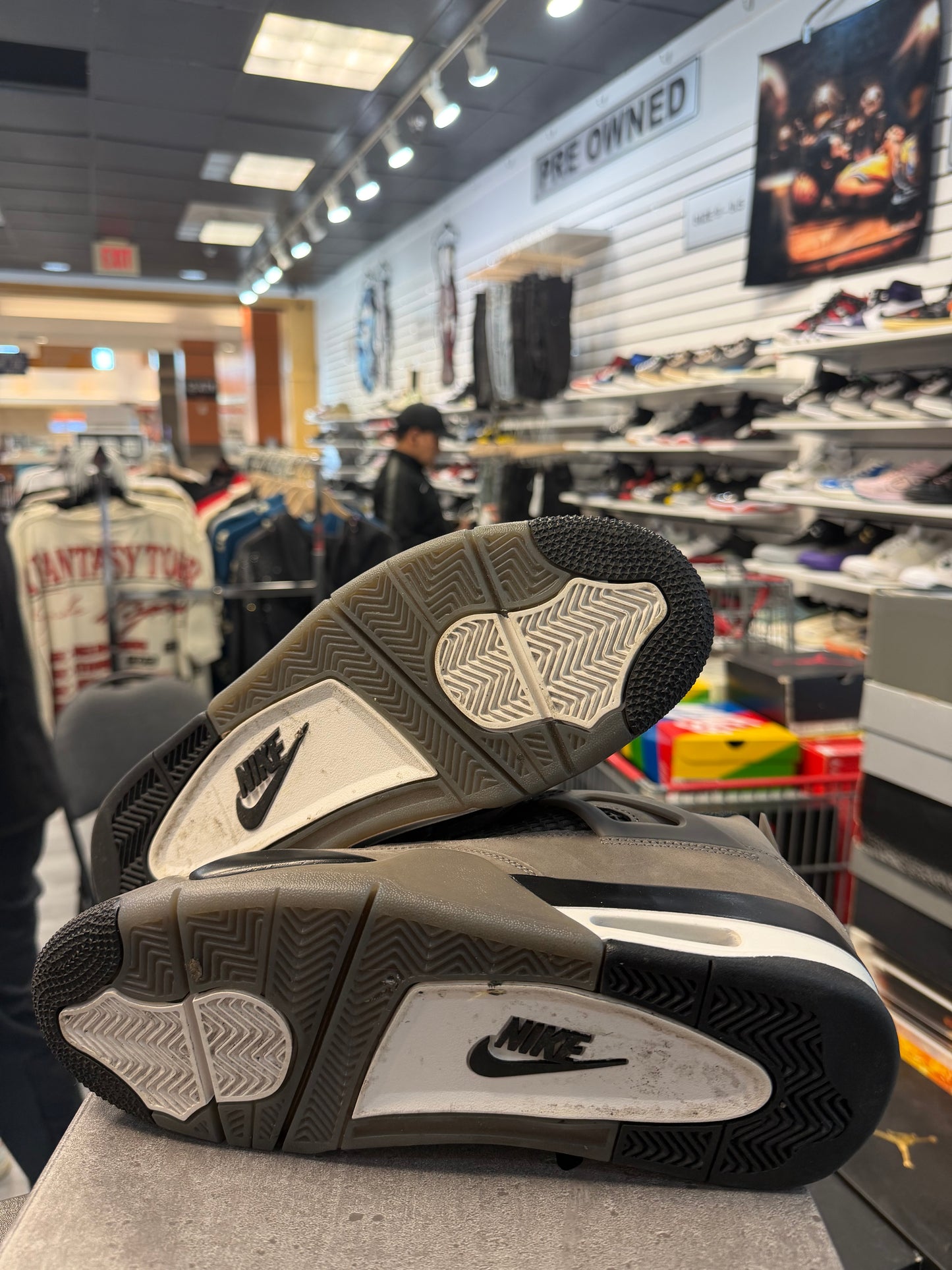 *USED*  Jordan 4 Retro Cave Stone