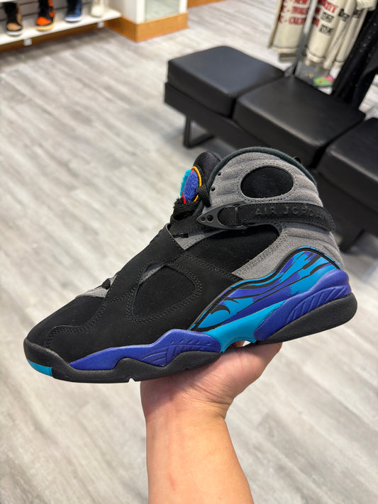 *USED* Jordan 8 Retro Aqua (2025)