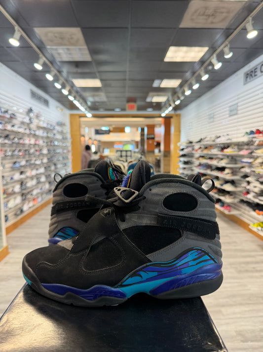 *USED* Jordan 8 Retro Aqua (2025)