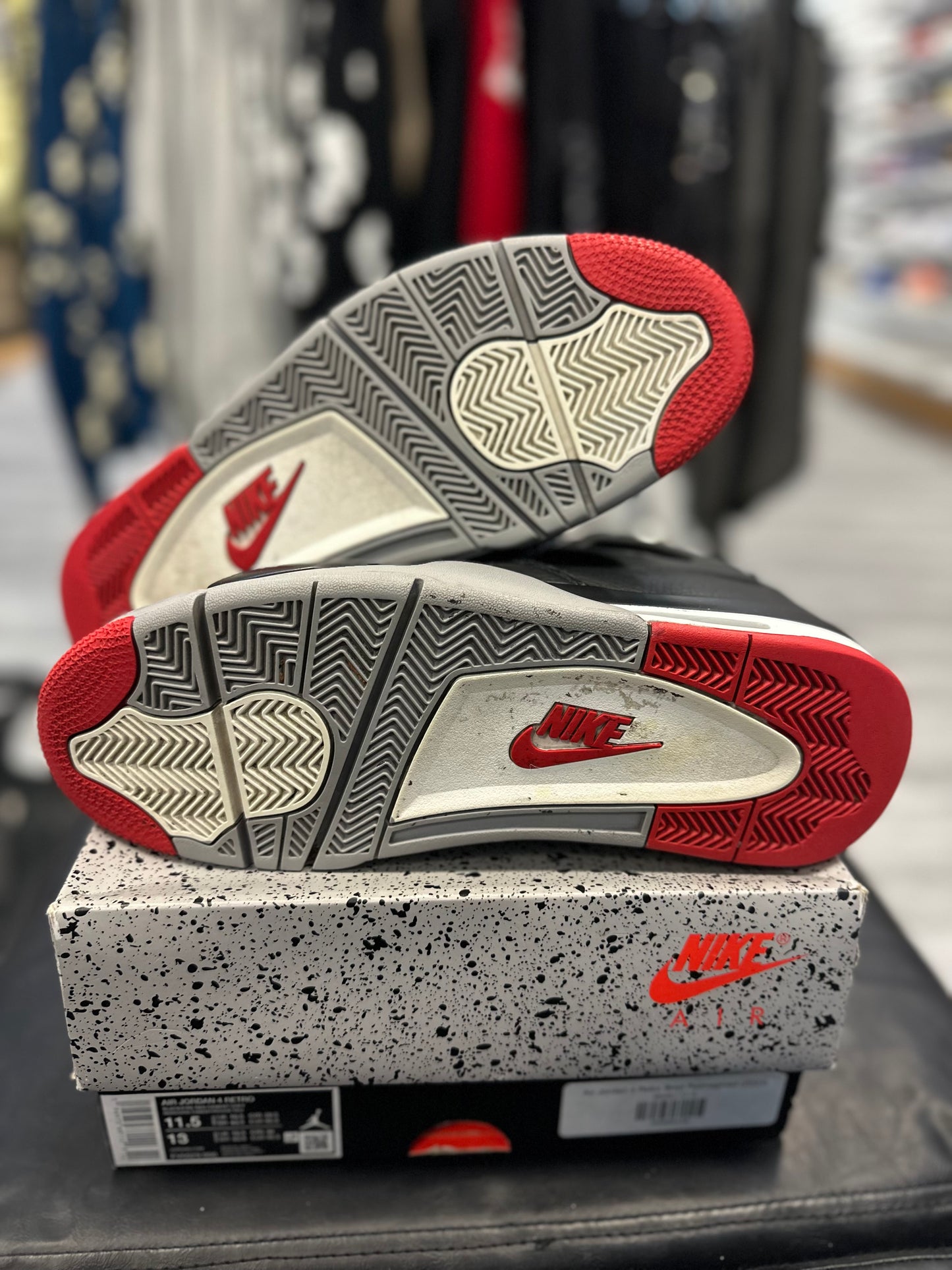 *USED* Jordan 4 Retro Bred Reimagined