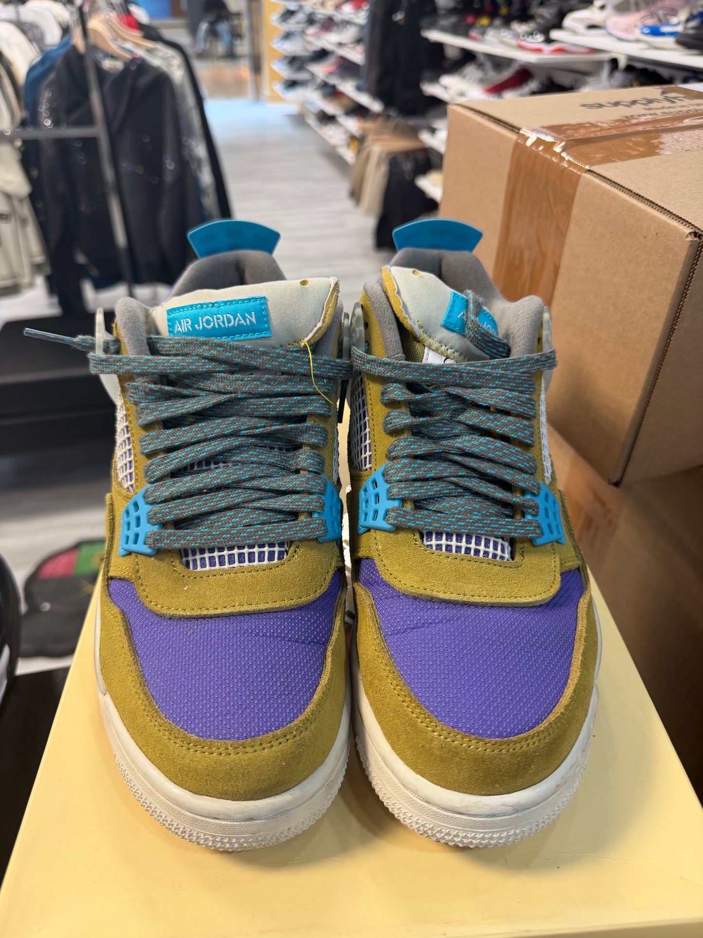 *USED* Jordan 4 Retro SP 30th Anniversary Union Desert Moss