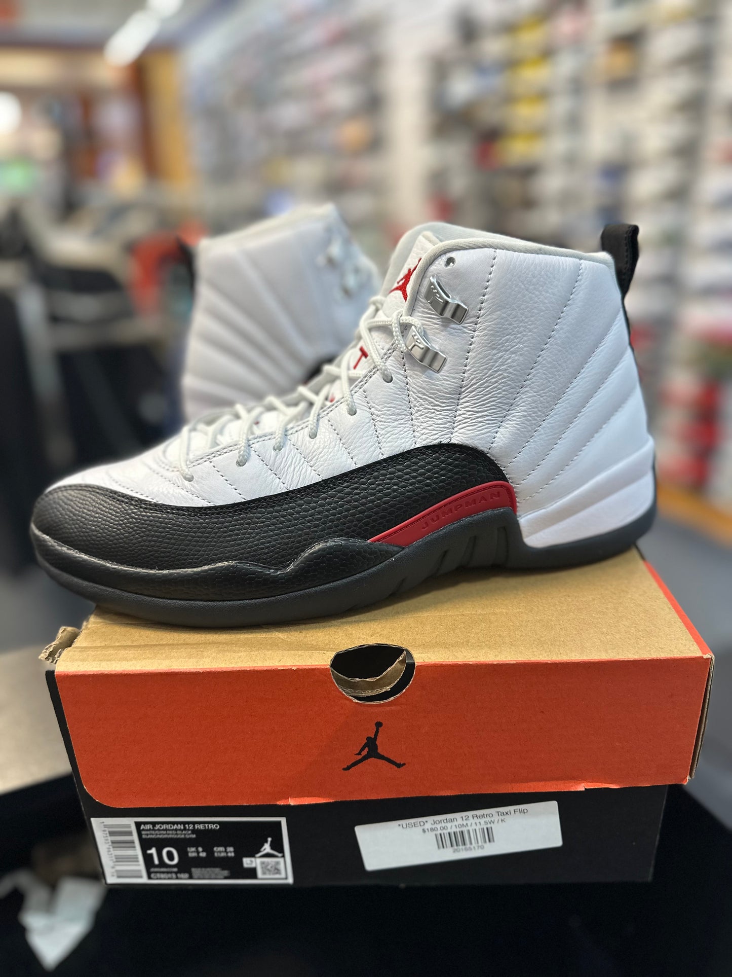 *USED* Jordan 12 Retro Taxi Flip