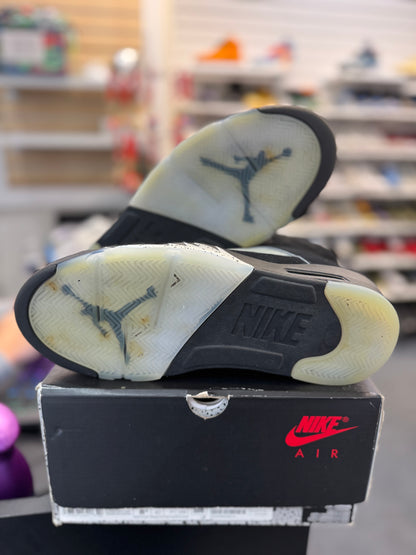*USED* Jordan 5 Retro OG Black Metallic Reimagined