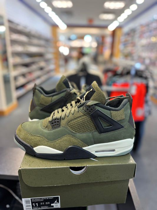 *USED* Jordan 4 Retro SE Craft Medium Olive