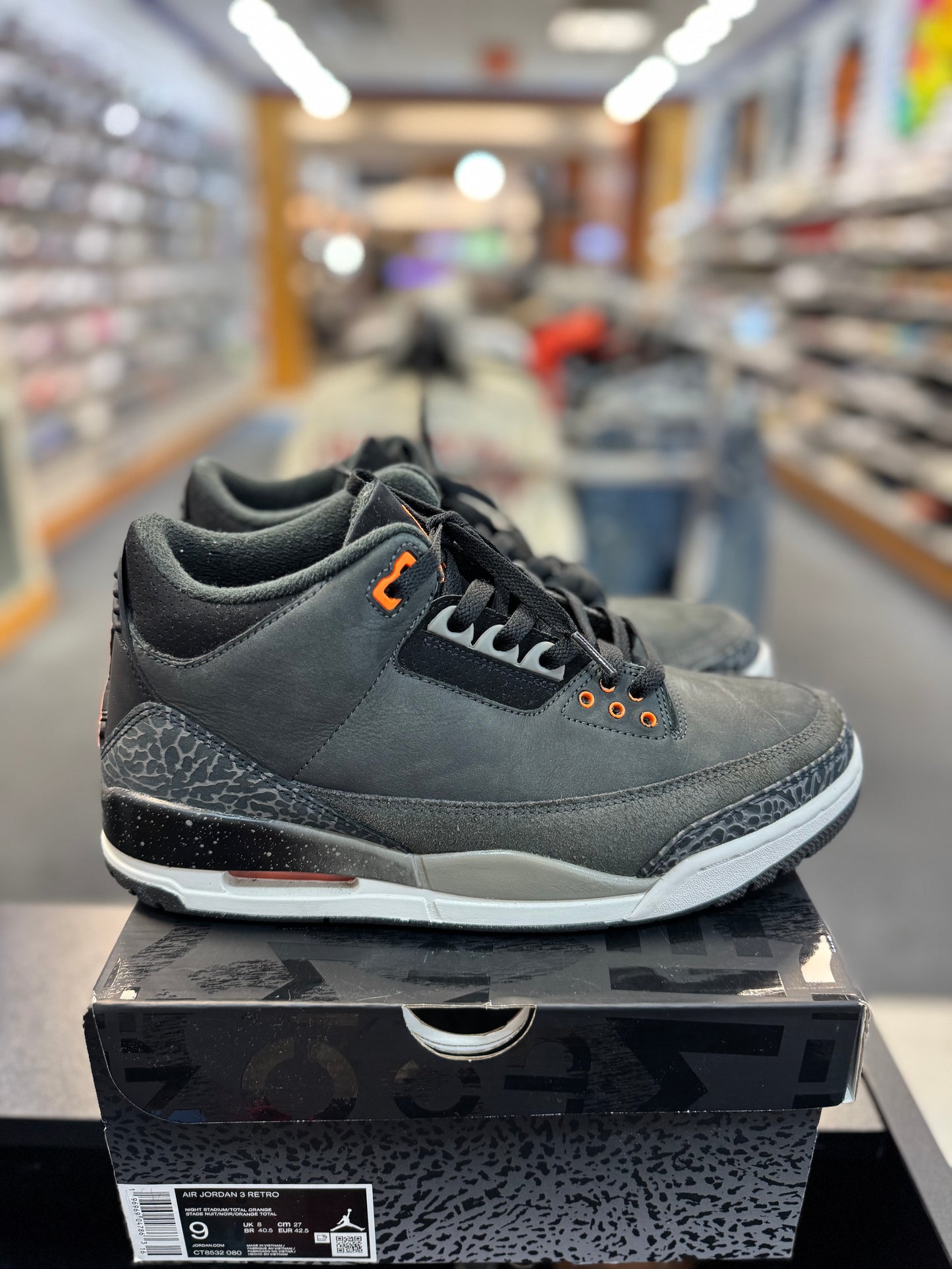 *USED* Jordan 3 Retro Fear Pack (2023)