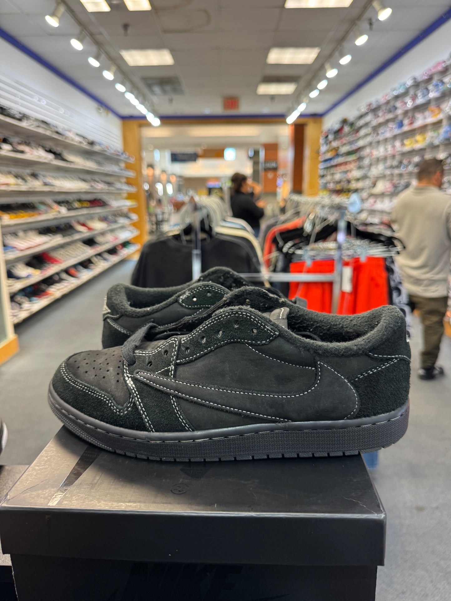 *USED* Jordan 1 Retro Low OG SP Travis Scott Black Phantom