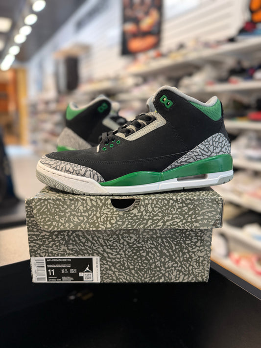 *USED* Jordan 3 Retro Pine Green