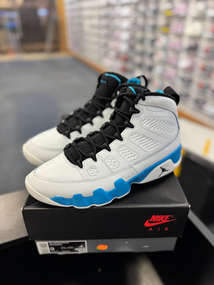 *USED* Jordan 9 Retro Powder Blue