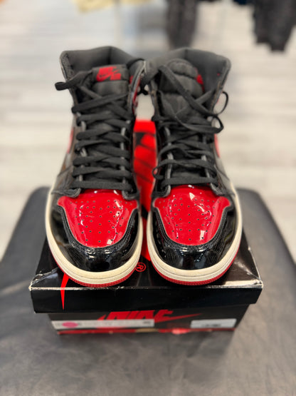 *USED* Jordan 1 Retro High OG Patent Bred