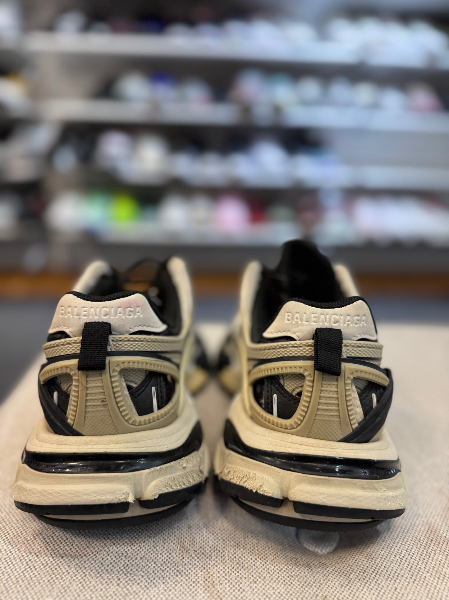 *USED* Balenci Track 2 Beige/Black