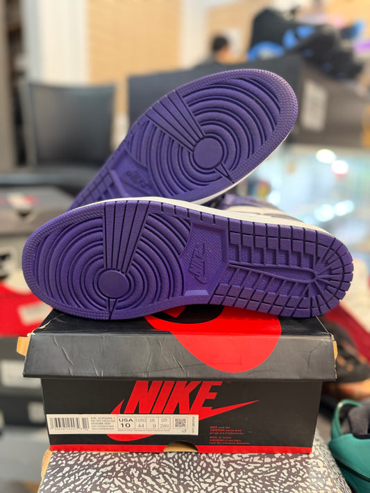 *USED* Jordan 1 Retro High Court Purple White