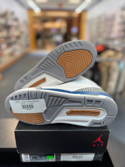 *USED* Jordan 3 Retro Wizards