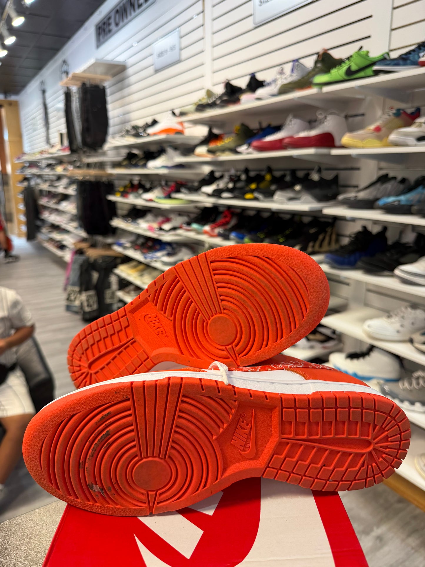 *USED* Nike Dunk Low Essential Paisley Pack Orange (Women's)