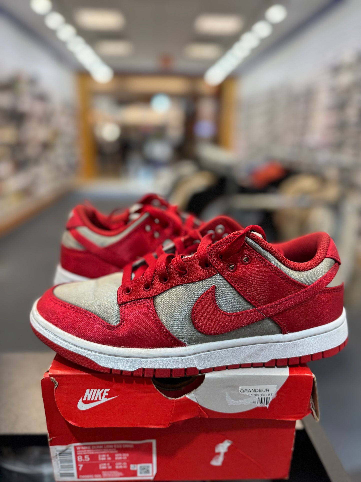 *USED* Nike Dunk Low UNLV Satin (DEAL)